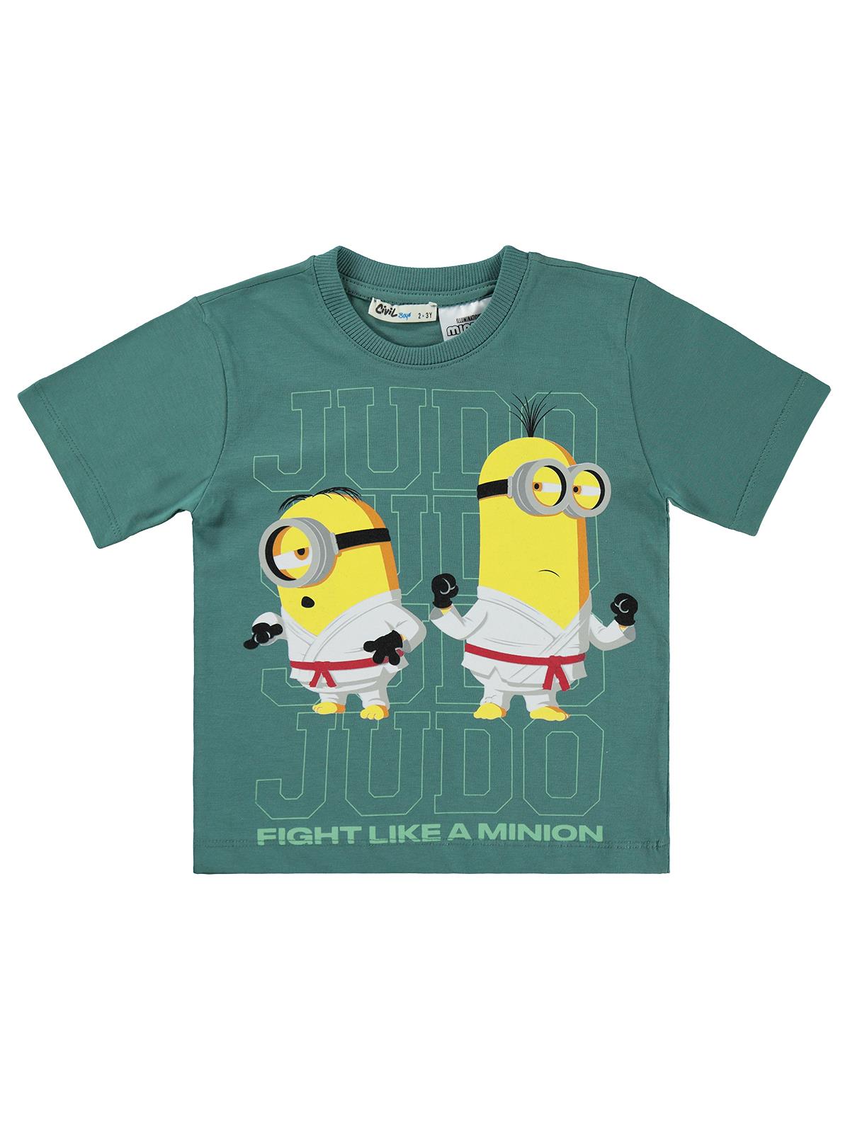 Minions 2-9 Yaş Erkek Tişört - Yeşil