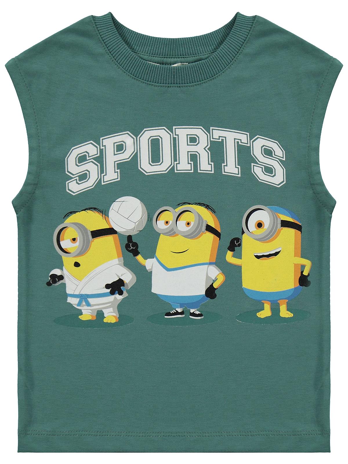Minions 2-9 Yaş Şortlu Takım - Yeşil