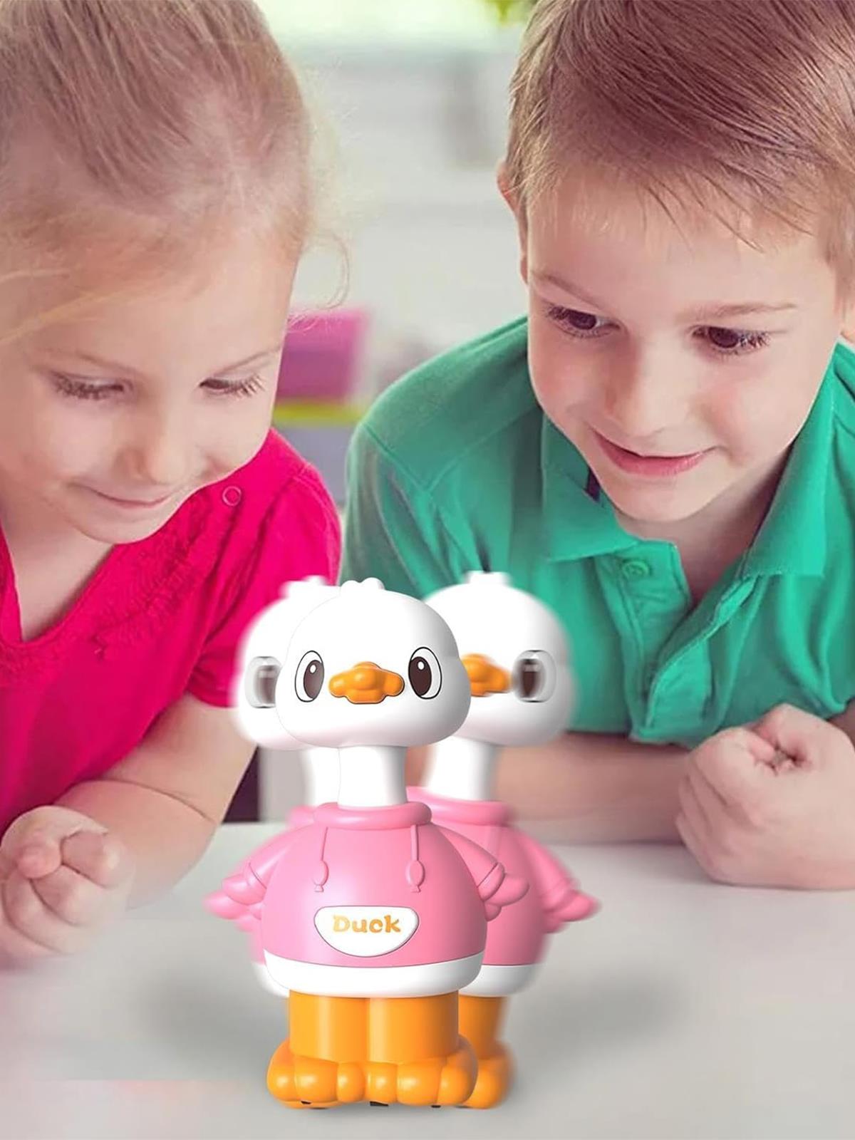 Canem Oyuncak Küçük Displayde Bas Bırak Ördek - Pembe