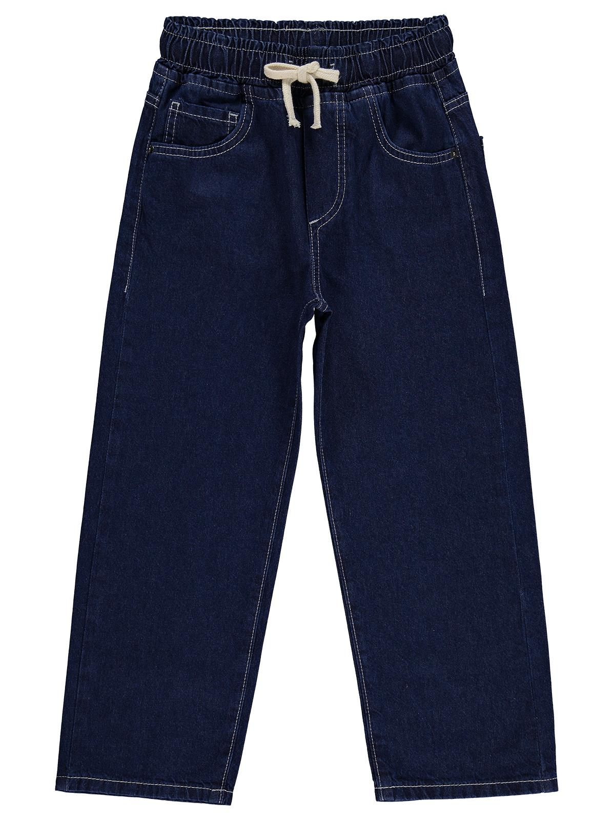 Civil Boys Kontras Dikişli 10-13 Yaş Pantolon - Mavi