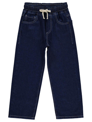 Civil Boys Kontras Dikişli 6-9 Yaş Pantolon - Mavi