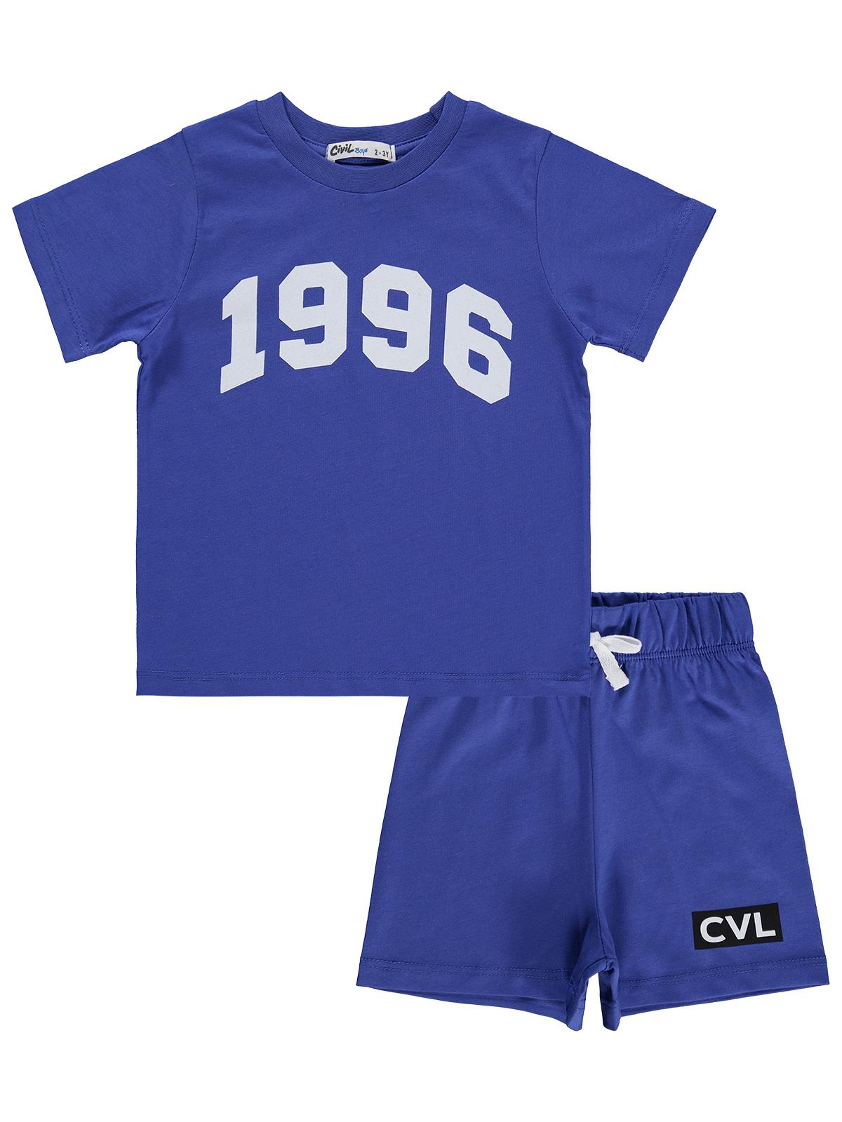 Civil Boys 1996 Baskılı 2-5 Yaş Takım - Mavi
