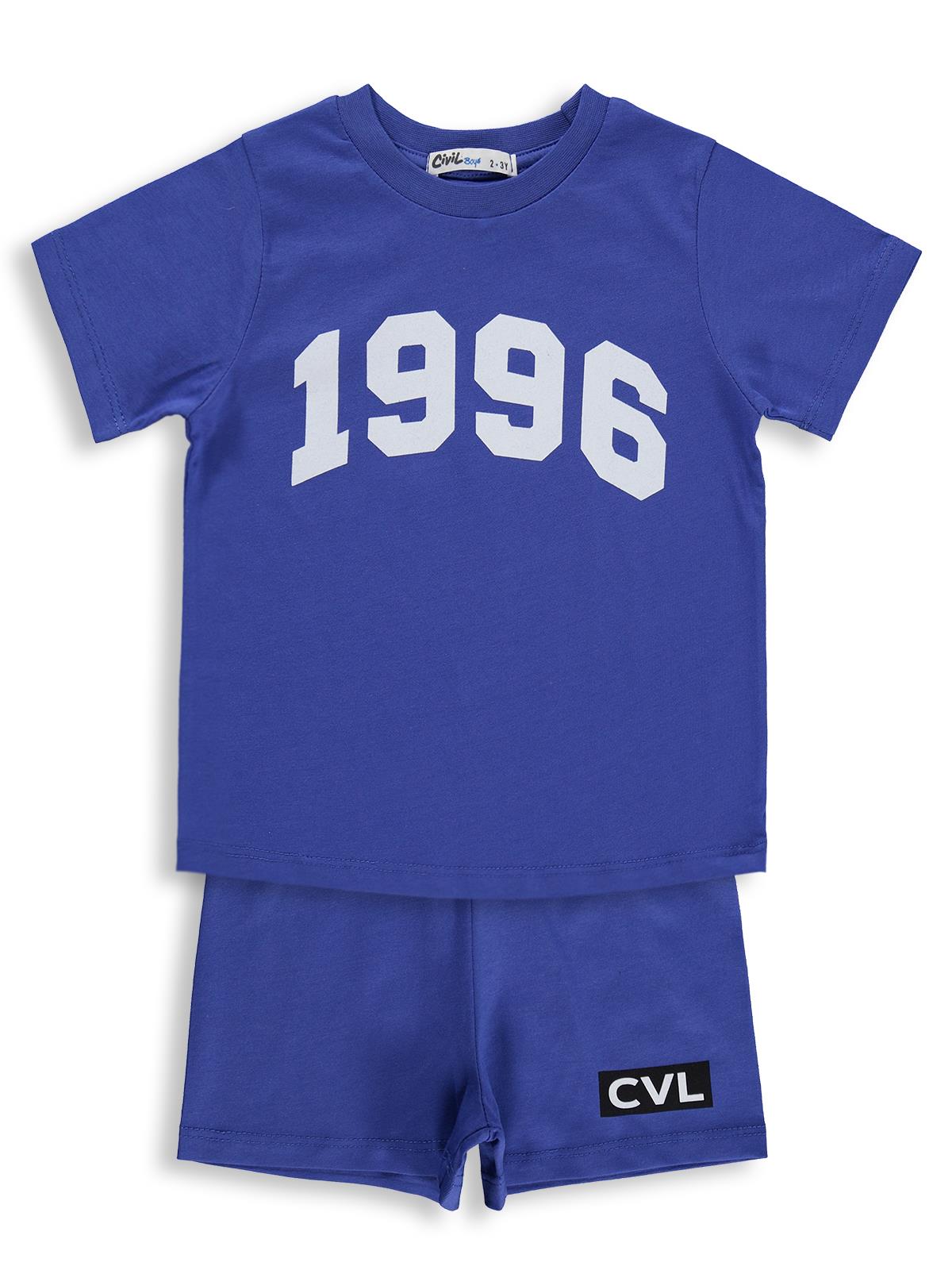 Civil Boys 1996 Baskılı 2-5 Yaş Takım - Mavi