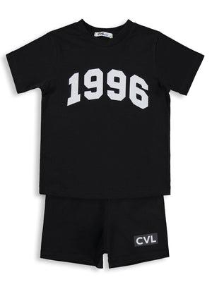 Civil Boys 1996 Baskılı 2-5 Yaş Takım - Siyah