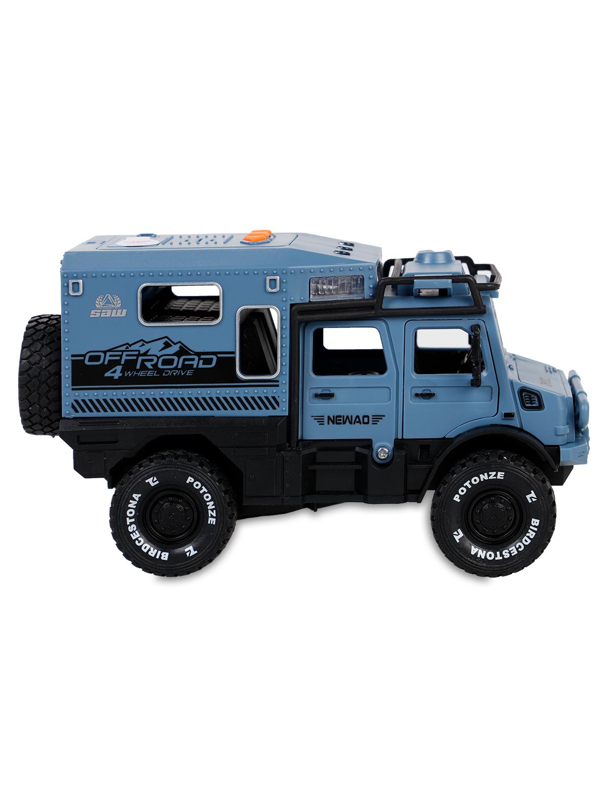 Vardem Sürtmeli Işıklı Müzikli Lüks Off-Road Karavan - Mavi