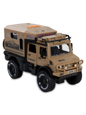 Vardem Sürtmeli Işıklı Müzikli Lüks Off-Road Karavan - Kahverengi