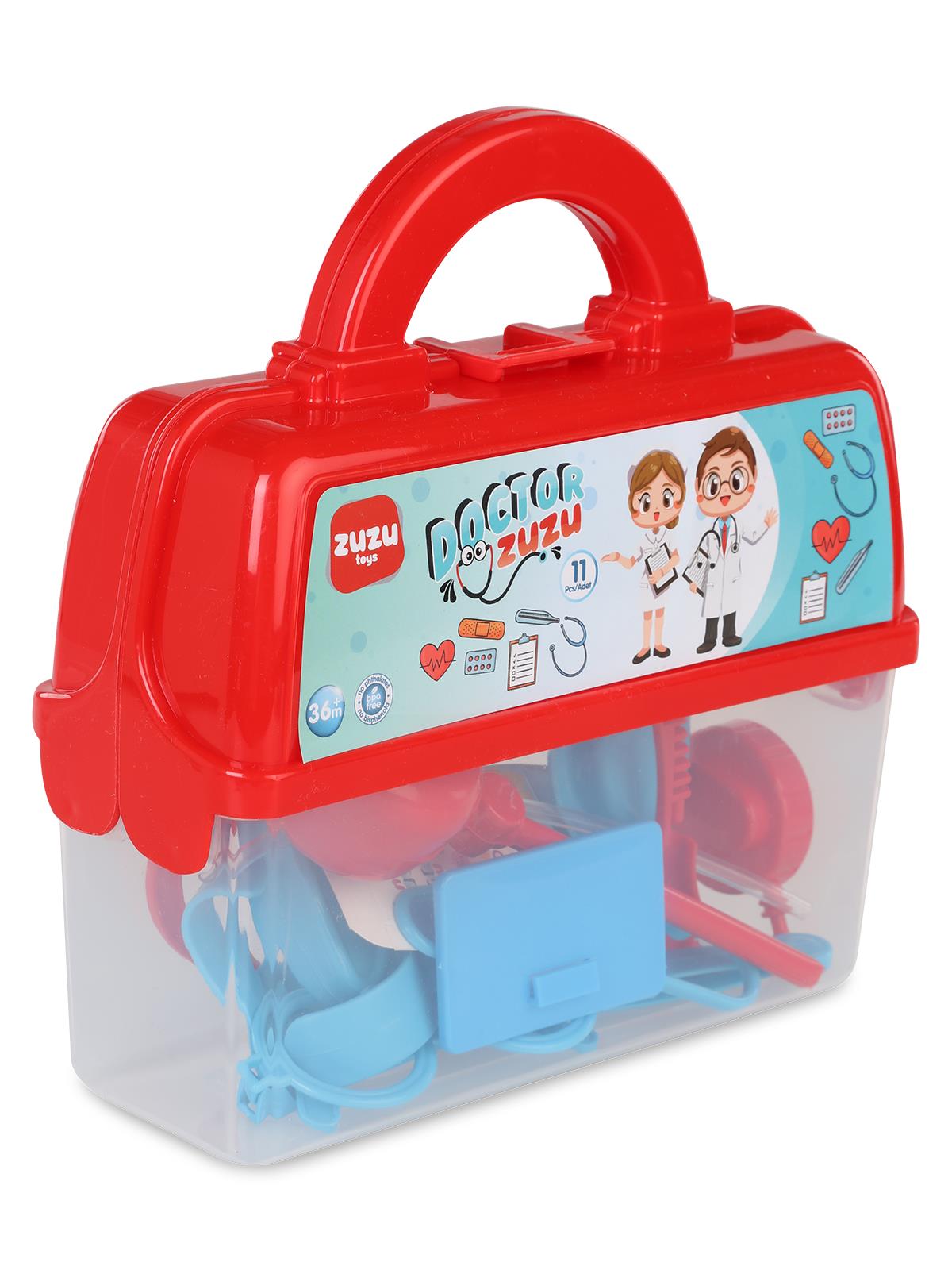 Zuzu Toys Cantalı Doktor Setı - Kırmızı