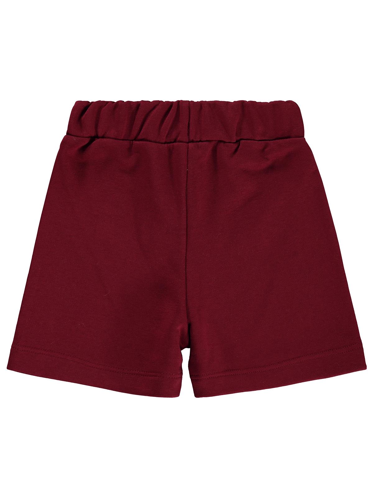 Civil Boys Tough Kid Baskılı 2-5 Yaş Kapri - Bordo