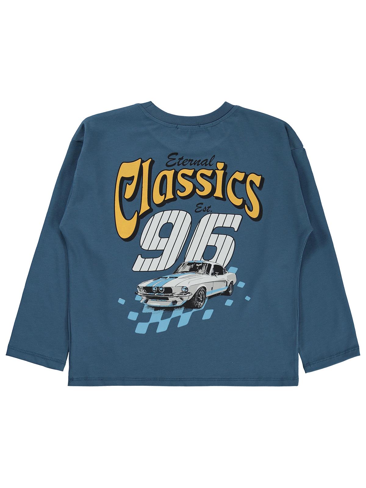 Civil Boys Classıc Est 96 Baskılı 6-9 Yaş Sweatshirt Km - Lacivert