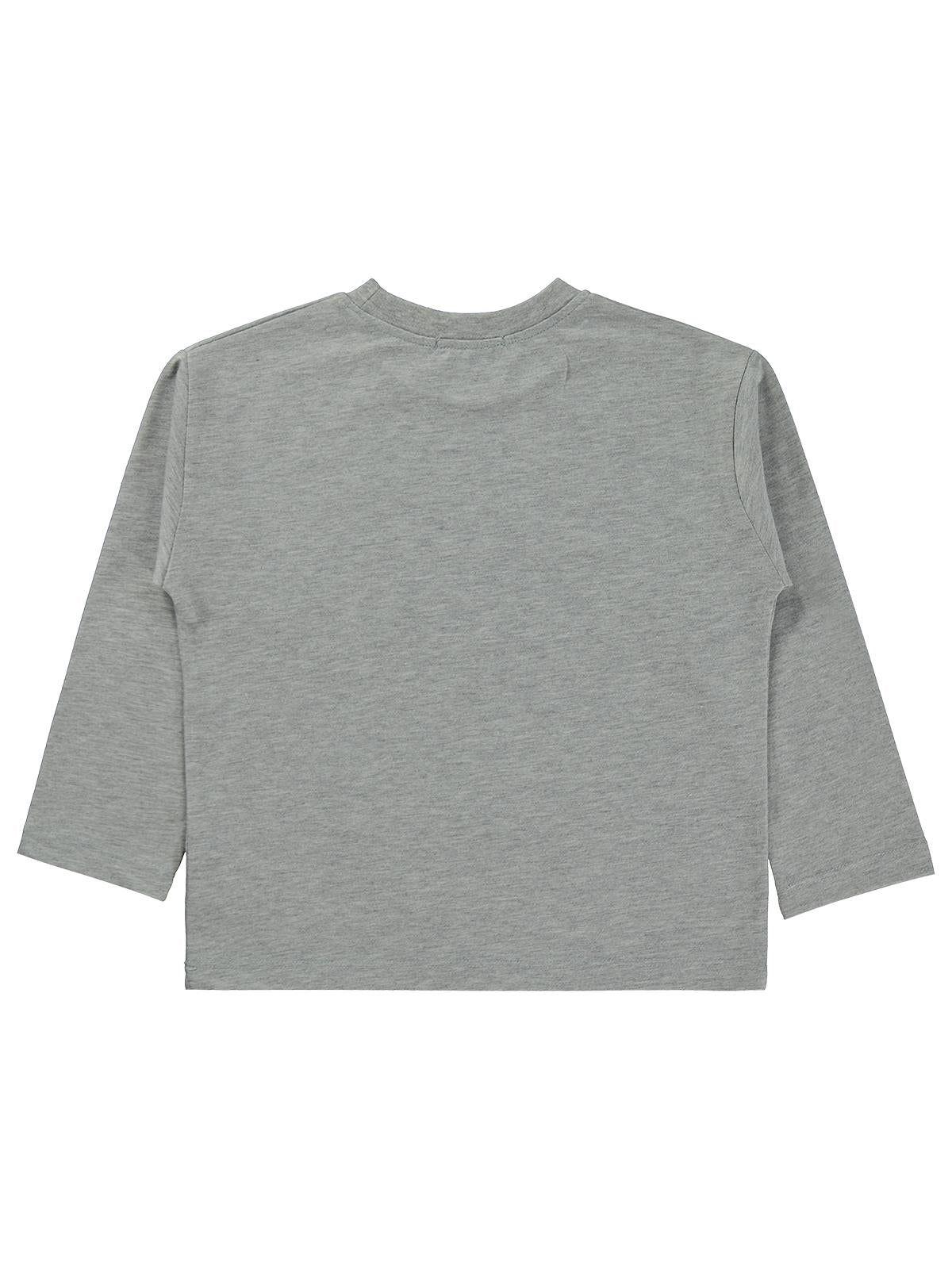 Civil Boys Wake Up Baskılı 6-9 Yaş Sweatshirt  - Gri