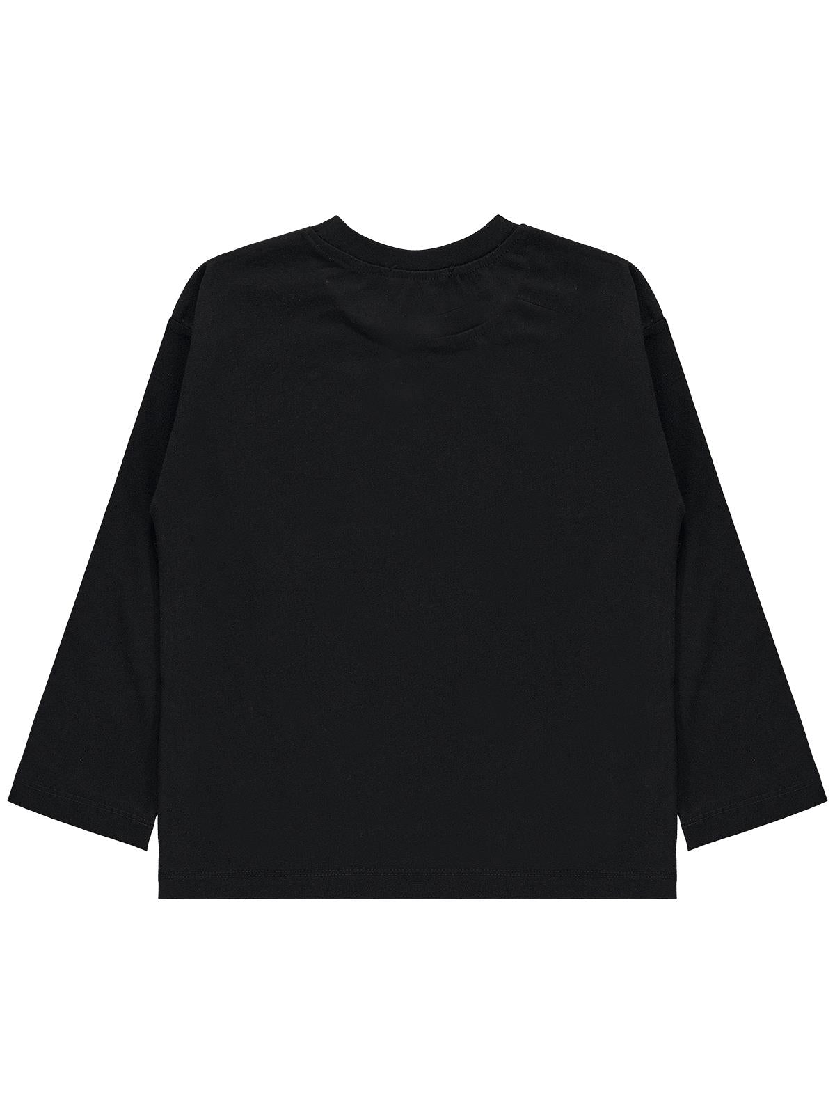 Civil Boys 4489 Baskılı 6-9 Yaş Sweatshirt - Siyah