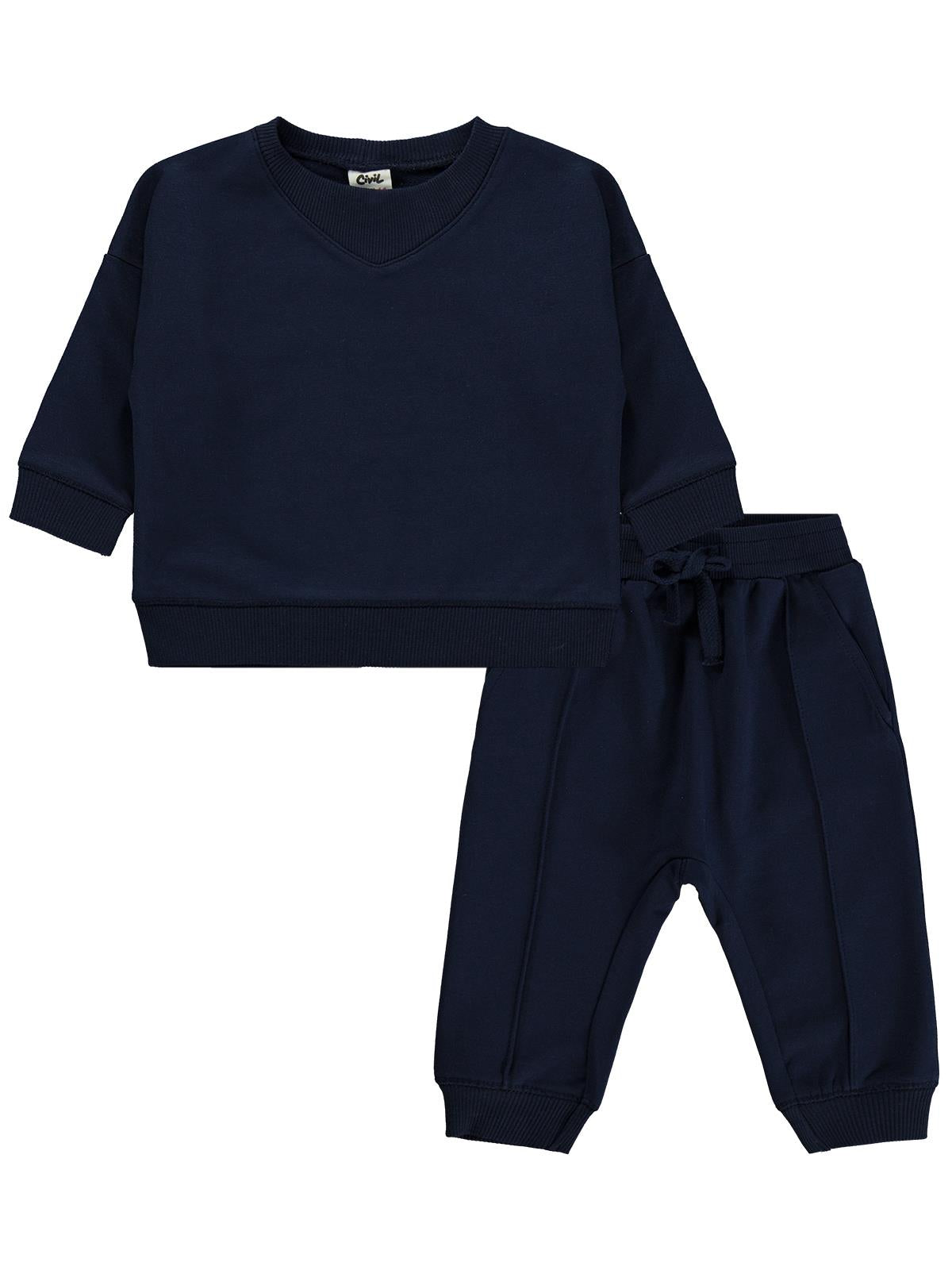 Civil Baby Basic 6-18 Ay Takım - Lacivert
