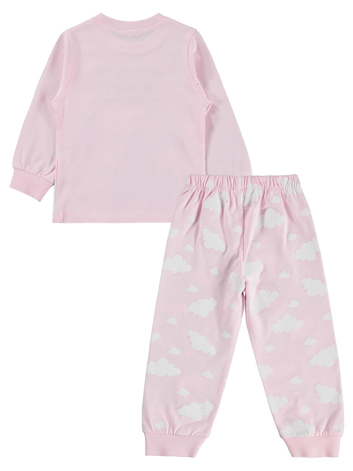 Civil Girls Şato Baskılı 2-5 Yaş Pijama Takımı - Pembe
