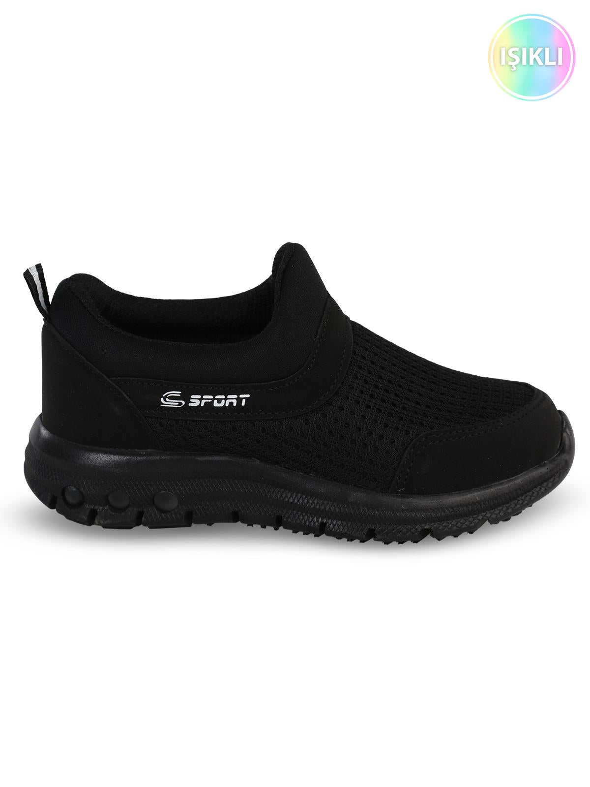 Civil Sport Spor Ayakkabı | Okul Kreş ve Günlük Kullanım - Siyah
