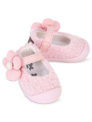 Civil Baby Çiçek Aksesuarlı 18-21 Numara İlkadım - Pembe