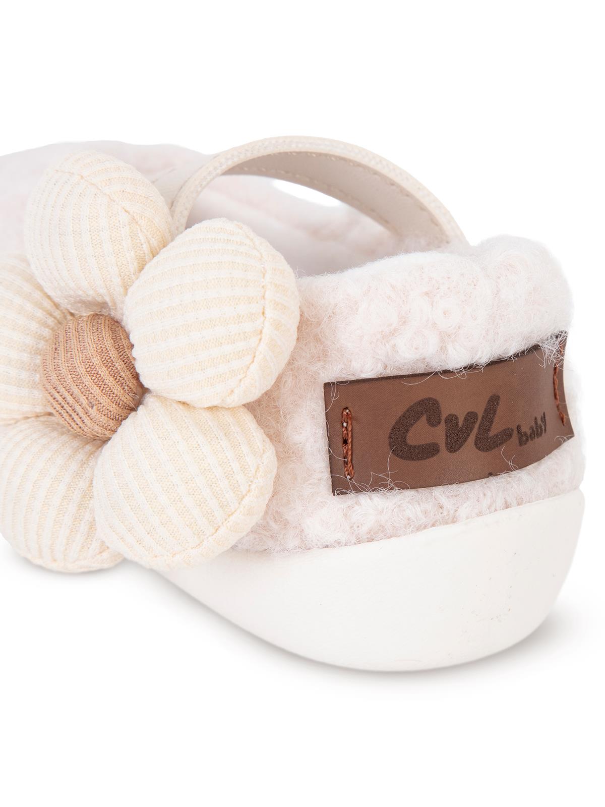 Civil Baby Çiçek Aksesuarlı 18-22 Numara İlkadım - Bej