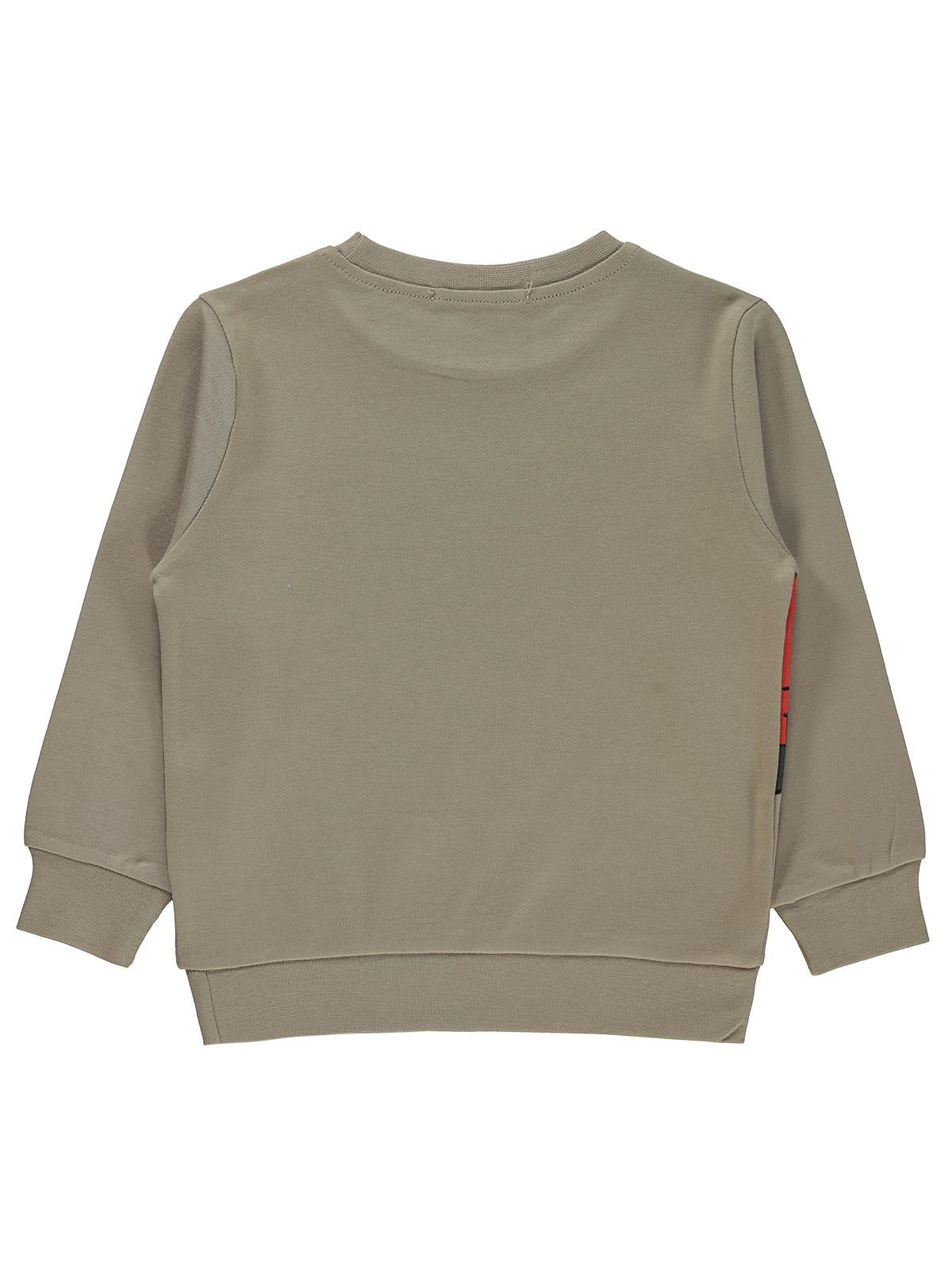 Civil Boys Tili Rakun Ayı Baskılı 2-5 Yaş Sweatshirt  - Hardal
