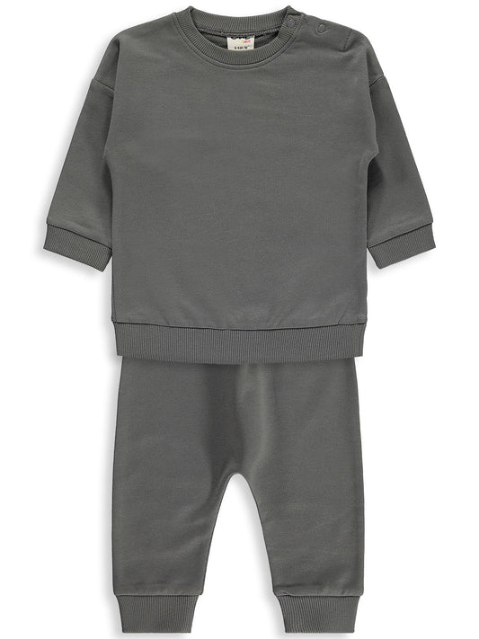 Civil Baby Basic 6-18 Ay Takım - Gri