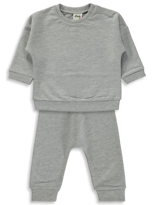 Civil Baby Basic 6-18 Ay Takım - Gri
