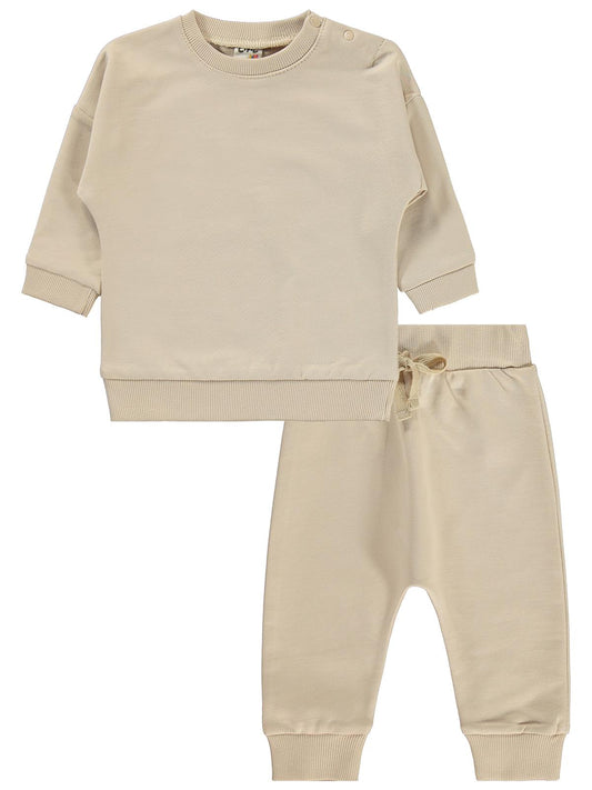 Civil Baby Basic 6-18 Ay Takım - Bej