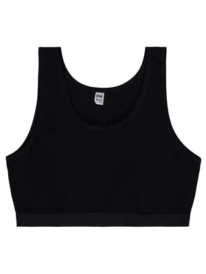 Civil Girls Basic Pedli Geniş Askı 10-12 Yaş Kız Çocuk Büstiyer - Siyah