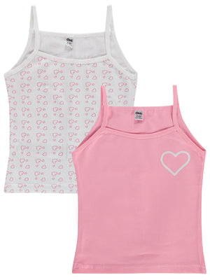 Civil Girls Cute Kalp 2-12 Yaş Kız Çocuk 2'li Atlet - Standart