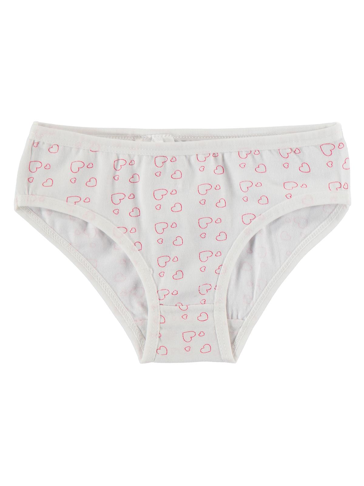 Civil Girls Cute Kalp 2-12 Yaş Kız Çocuk 2'li Külot