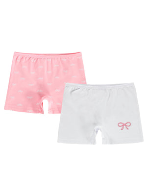 Civil Girls Fiyonk 2-12 Yaş Kız Çocuk 2'li Boxer