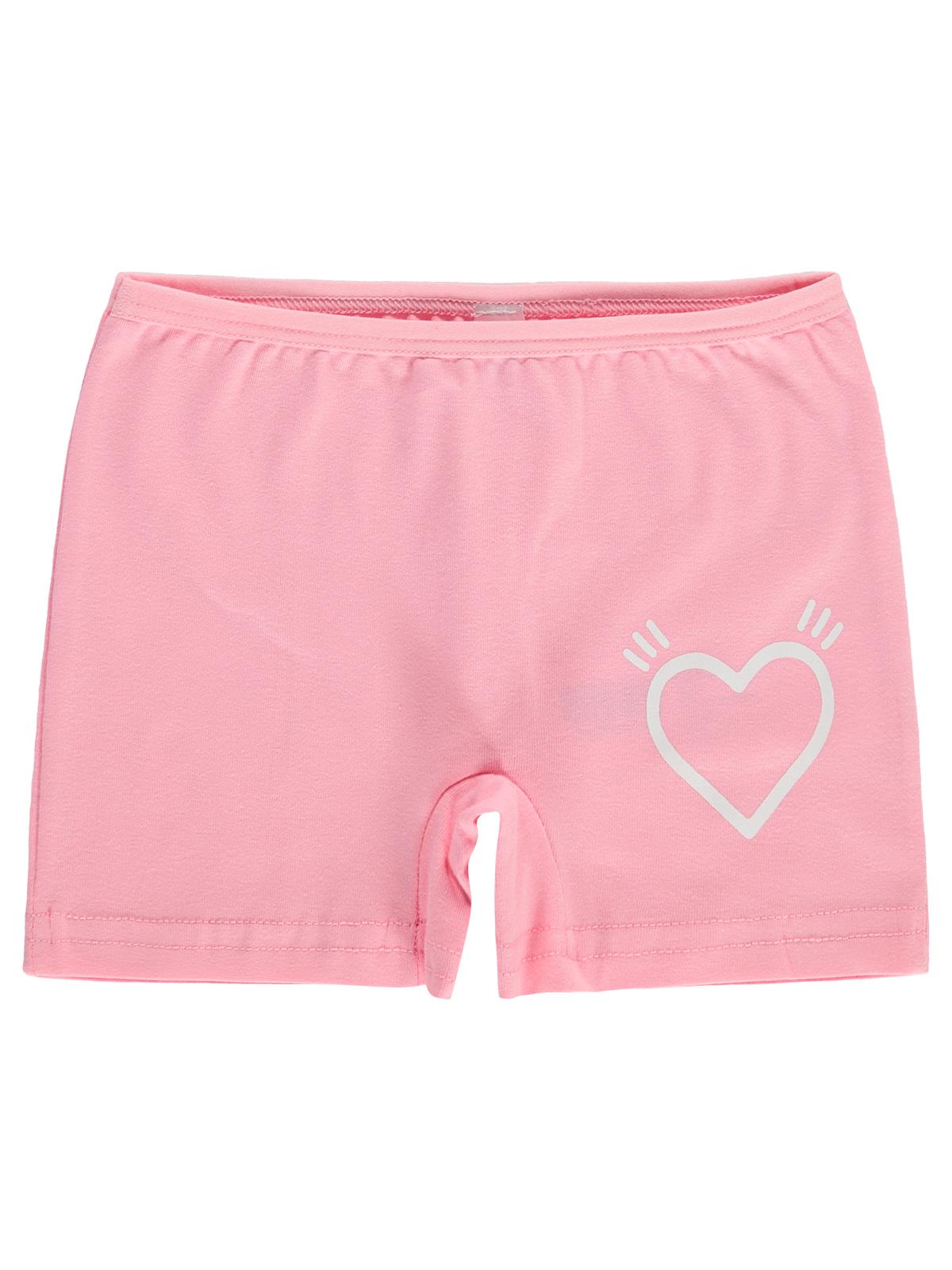 Civil Girls Cute Kalp 2-12 Yaş Kız Çocuk 2'li Boxer