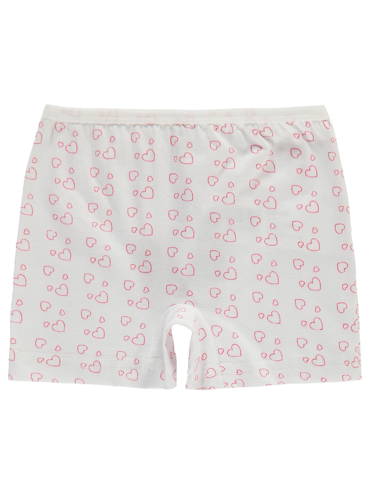 Civil Girls Cute Kalp 2-12 Yaş Kız Çocuk 2'li Boxer