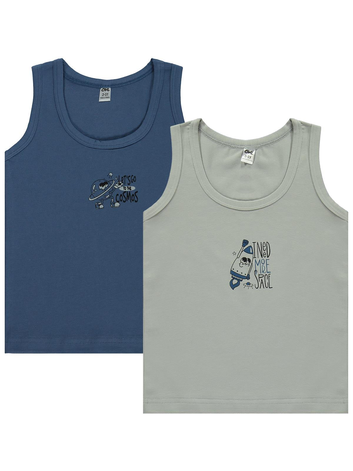 Civil Boys Space 2-12 Yaş Erkek Çocuk 2'li Atlet