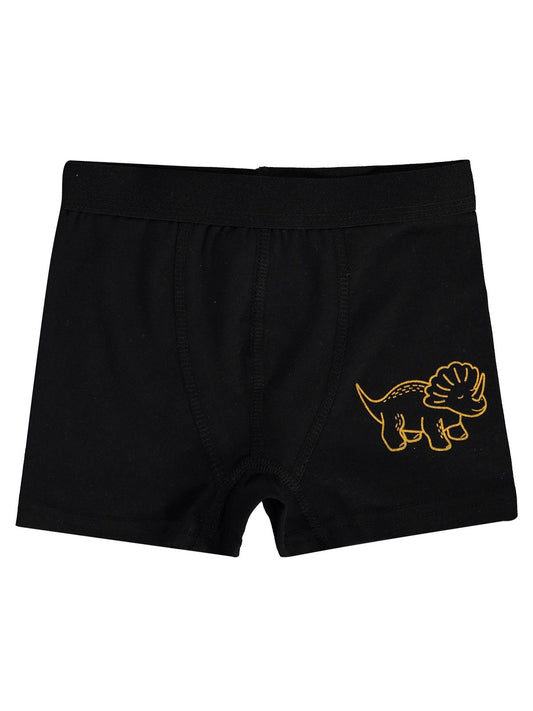 Civil Erkek Çocuk Dinosaurs Erkek Çocuk 2'li Boxer | Likralı Süprem | Okul Kreş ve Günlük Kullanım