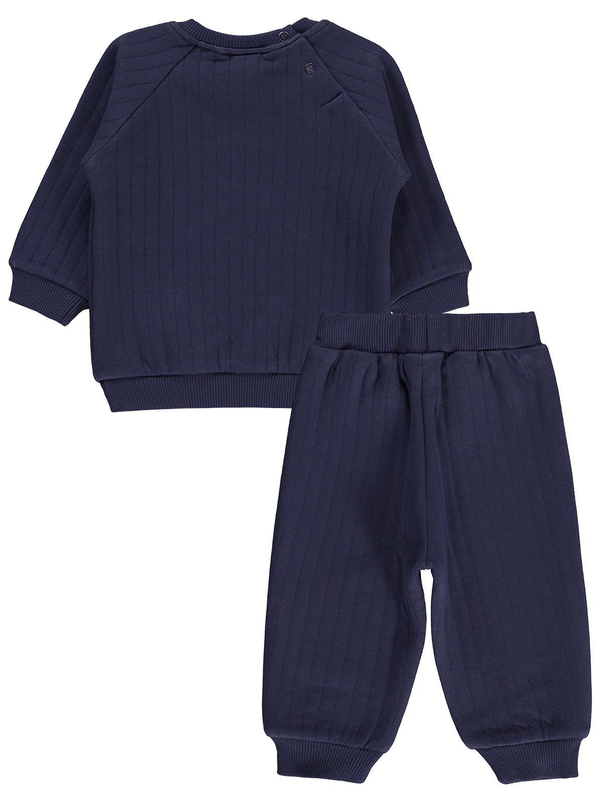 Civil Baby Araba Etiketli 6-18 Ay Takım - Lacivert