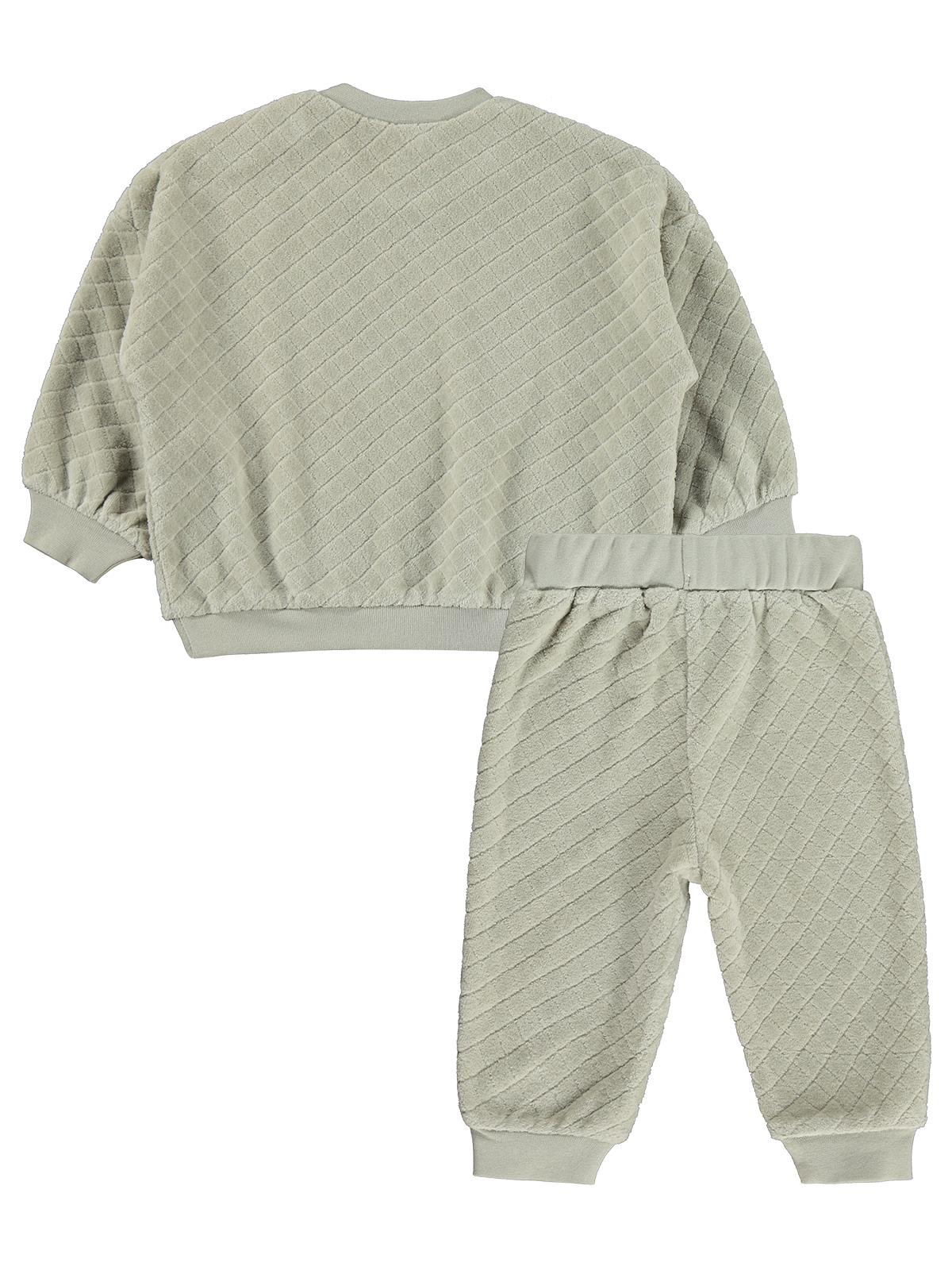 Civil Baby Ayıcık Nakışlı 3-18 Ay Takım - Haki