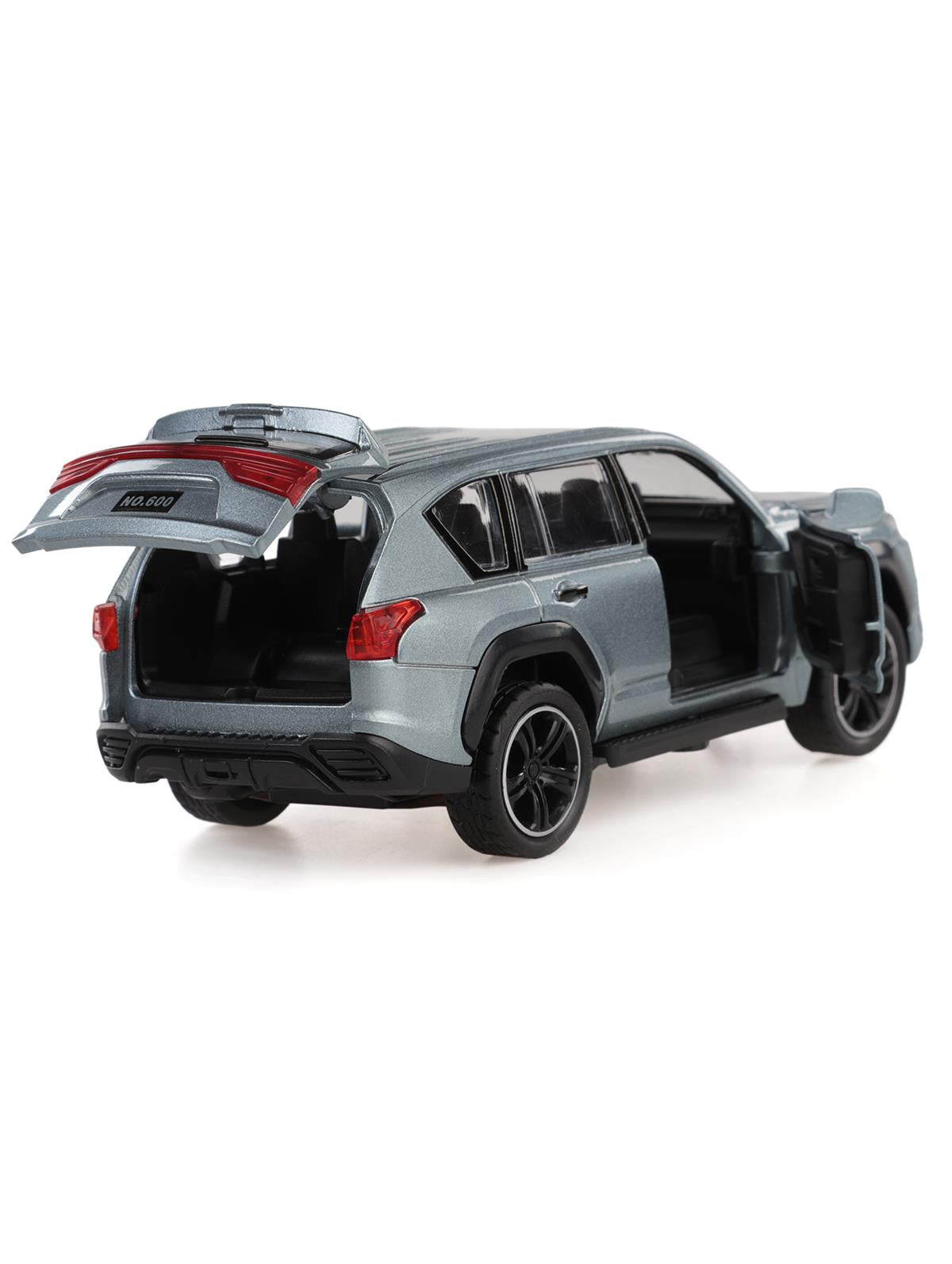 Vardem Kut.çek bırak 1:32 Işıklı Ve Sesli Metal Jeep - Gri