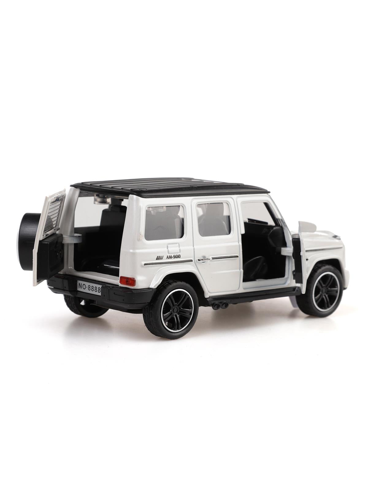 Vardem Kut.çek bırak 1:32 Işıklı Ve Sesli Metal Jeep - Beyaz