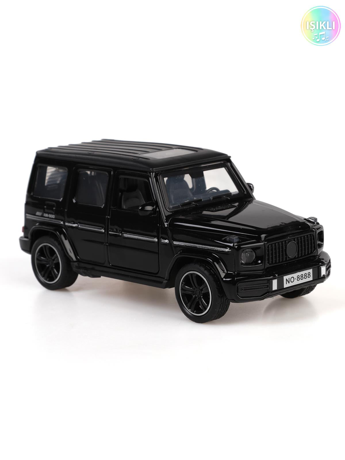 Vardem Kut.çek bırak 1:32 Işıklı Ve Sesli Metal Jeep - Siyah