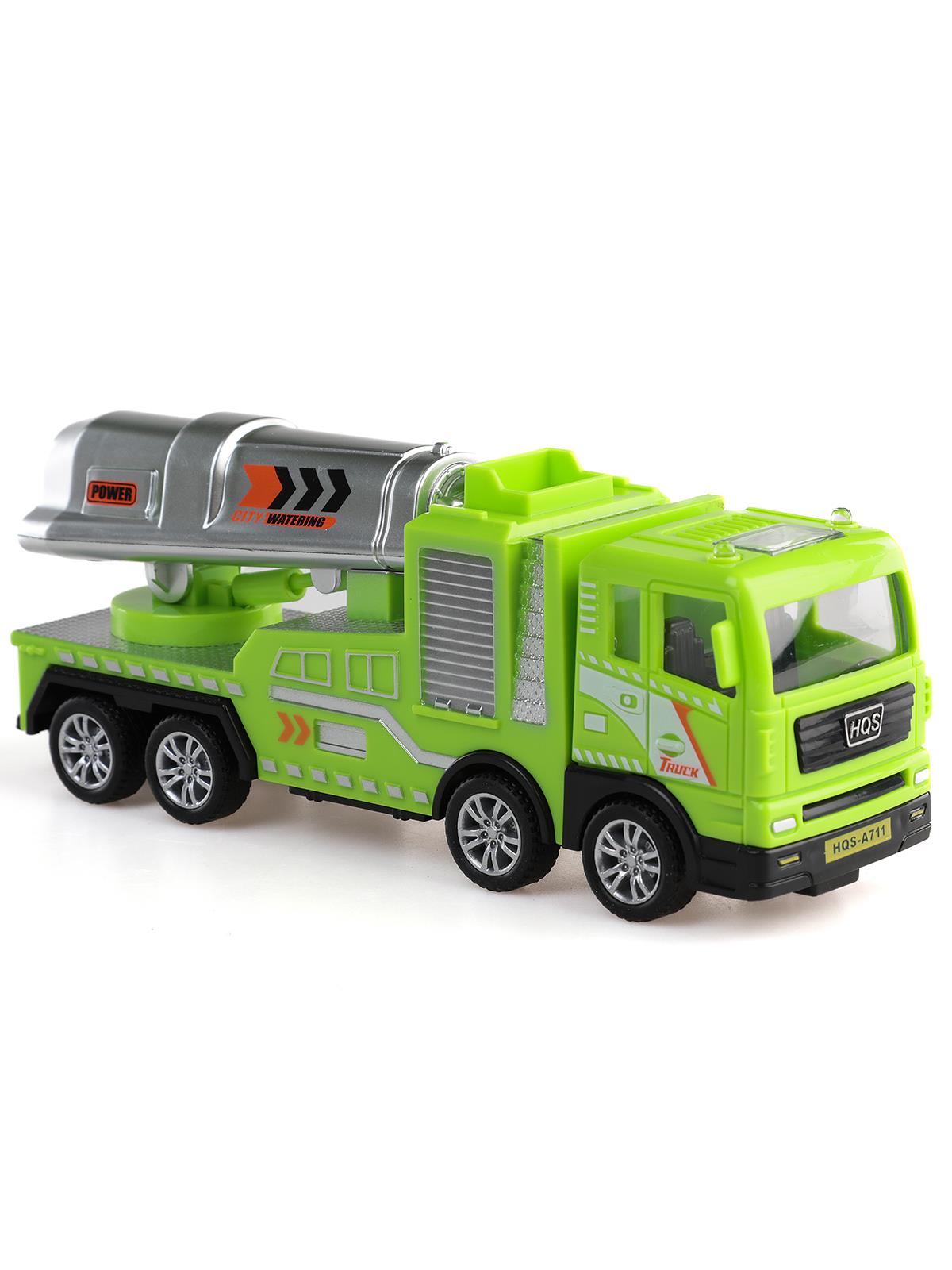 Vardem Surtmelı Metal 1:50 Cop Kamyonu Ve Sulama Aracı - Yeşil