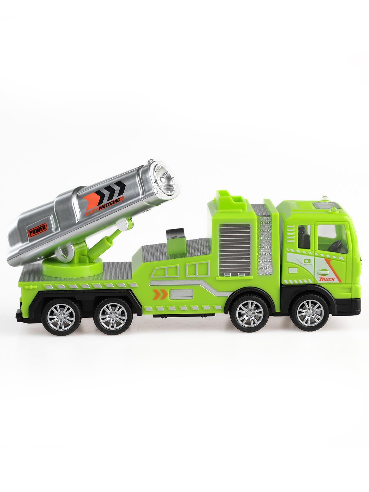 Vardem Surtmelı Metal 1:50 Cop Kamyonu Ve Sulama Aracı - Yeşil