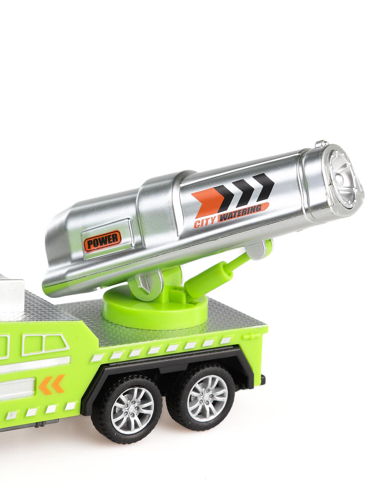 Vardem Surtmelı Metal 1:50 Cop Kamyonu Ve Sulama Aracı - Yeşil