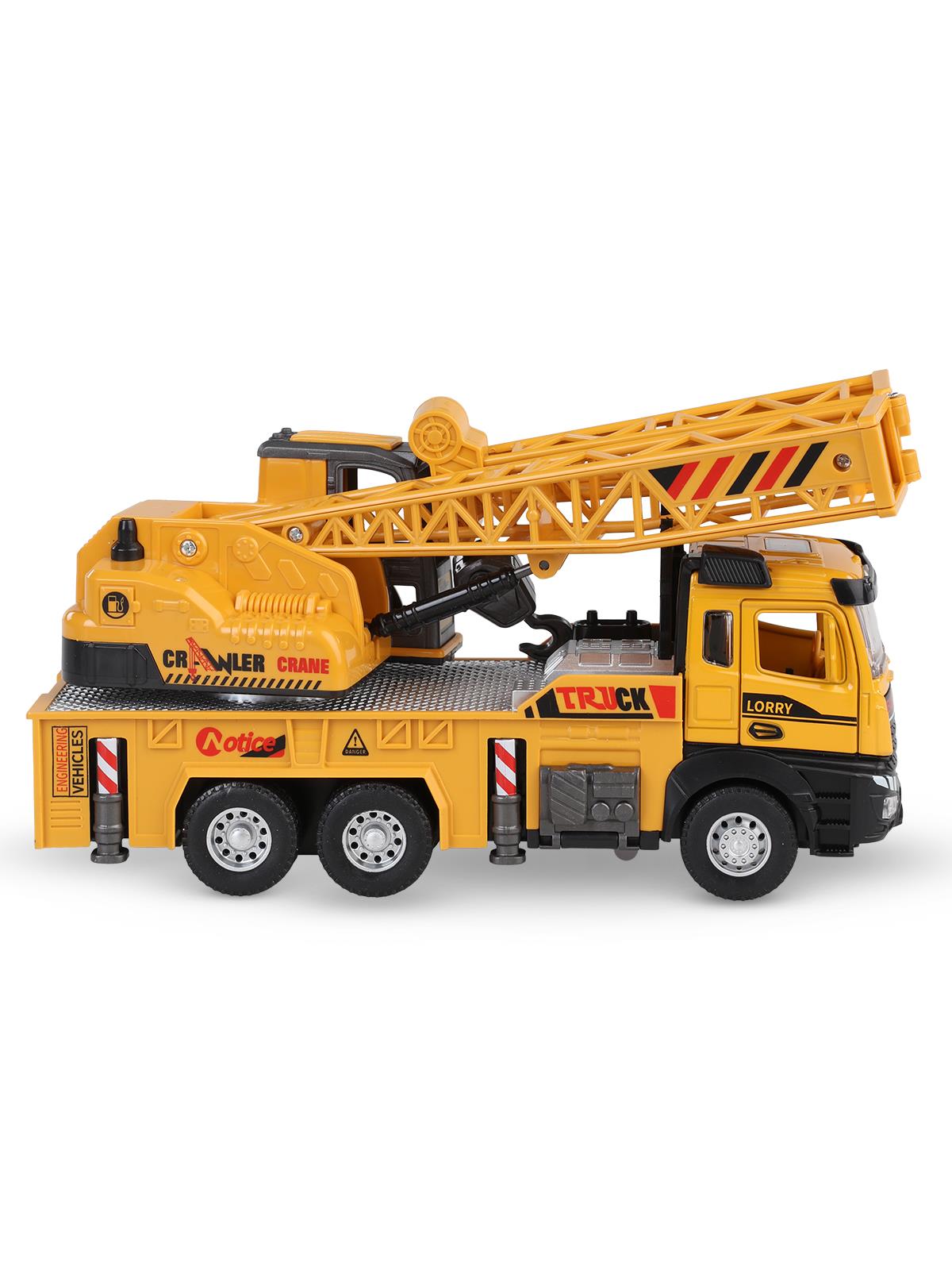Vardem Cek Bırak 1:28 Seslı Ve Işıklı İş Makinası - Hardal