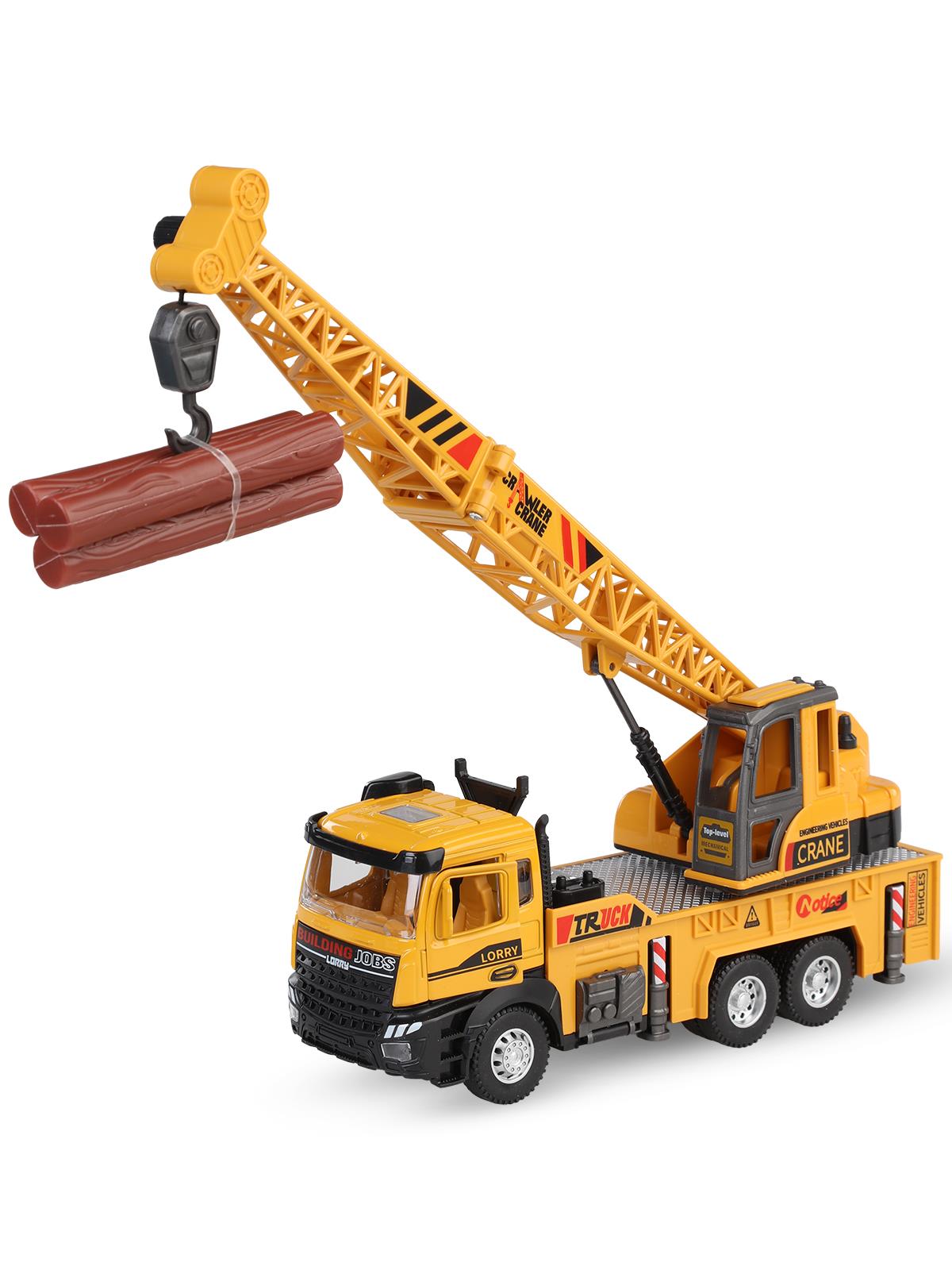 Vardem Cek Bırak 1:28 Seslı Ve Işıklı İş Makinası - Hardal