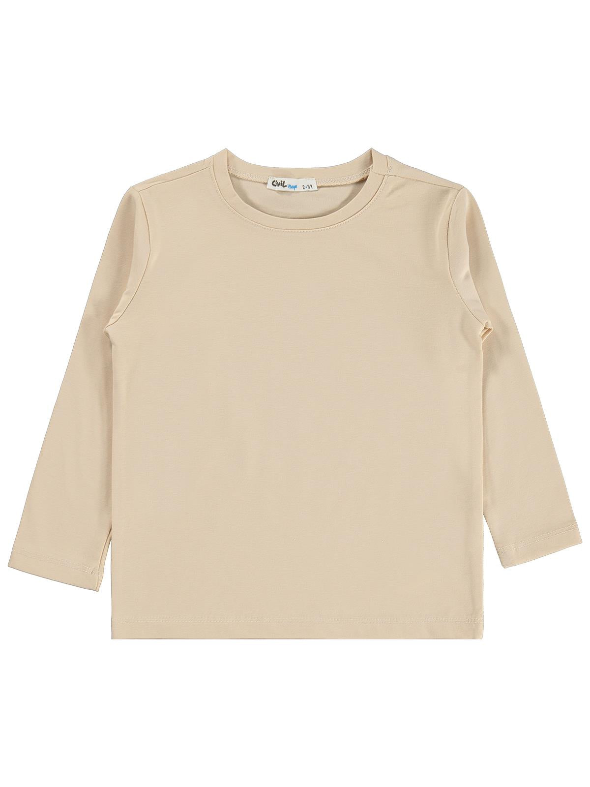 Civil Boys Basic 2-5 Yaş Sweatshirt - Bej