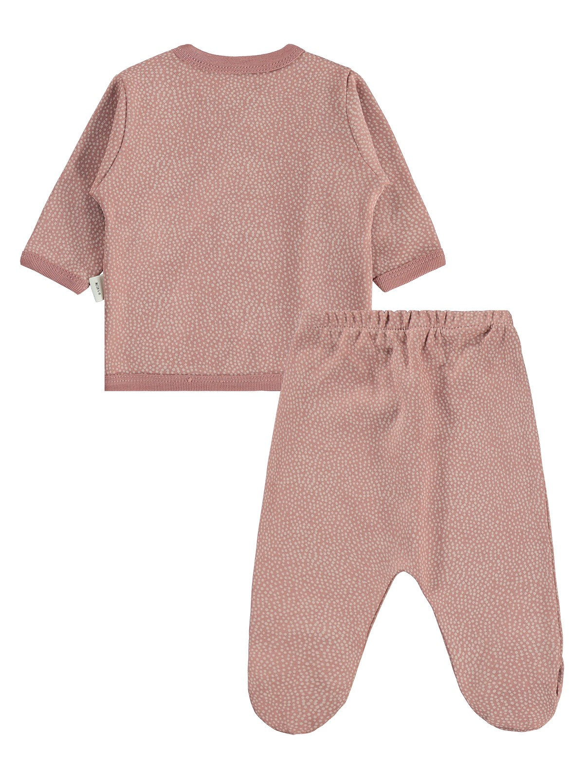 Civil Baby Dağınık Puantiye Empirme 4lü  Zıbın Takımları - Pembe