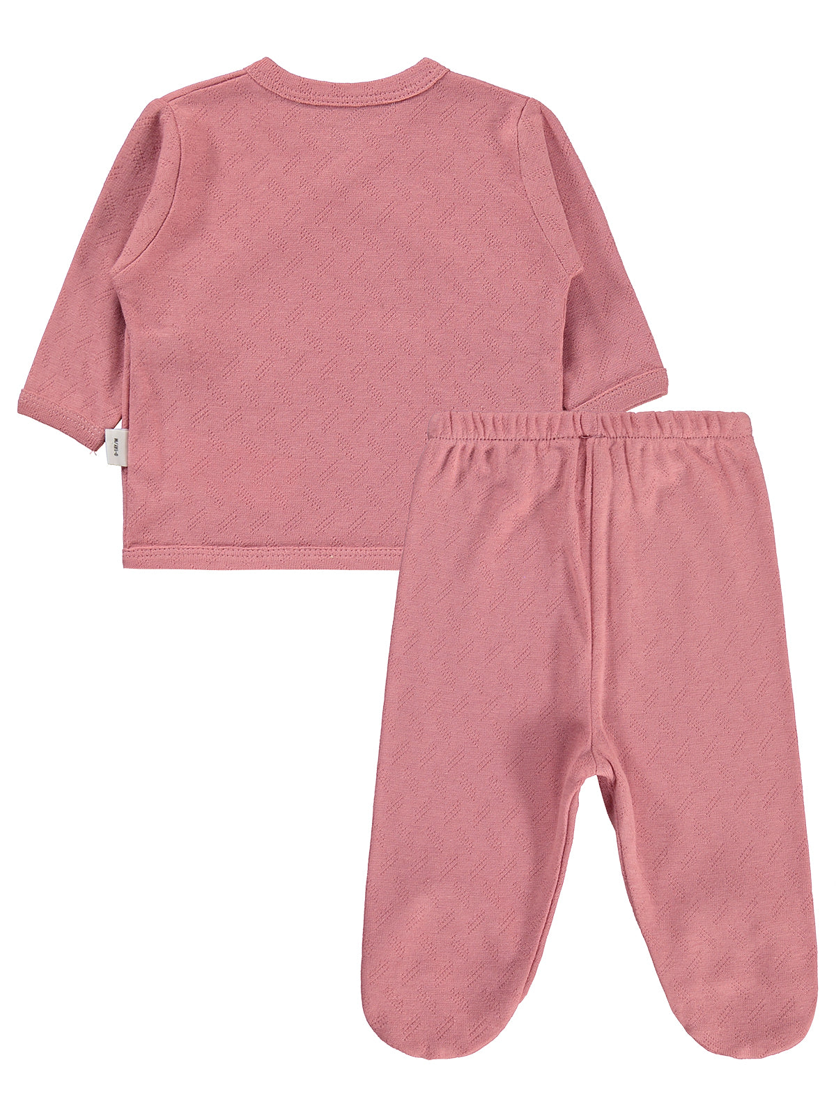 Civil Baby Jakarlı Ribana  Zıbın Takımları - Pembe