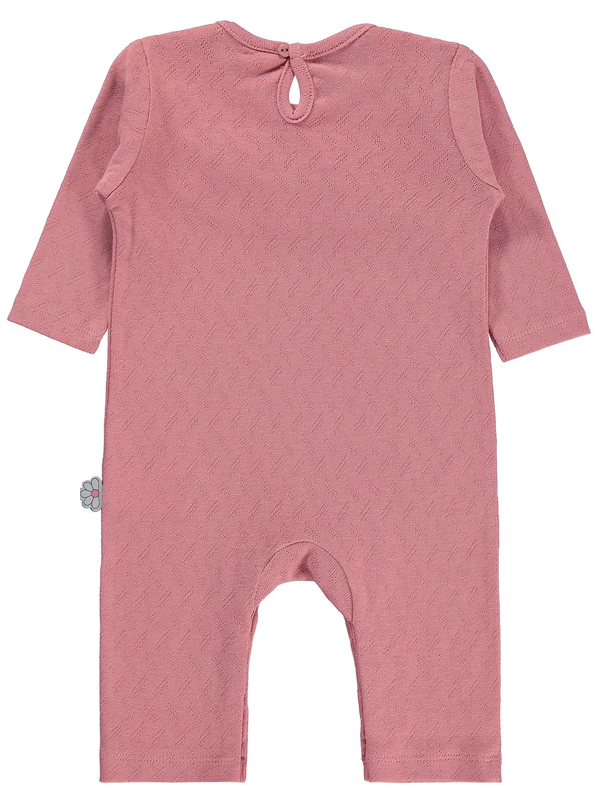Civil Baby Jakarlı Ribana 3-18 Ay Tulum - Pembe