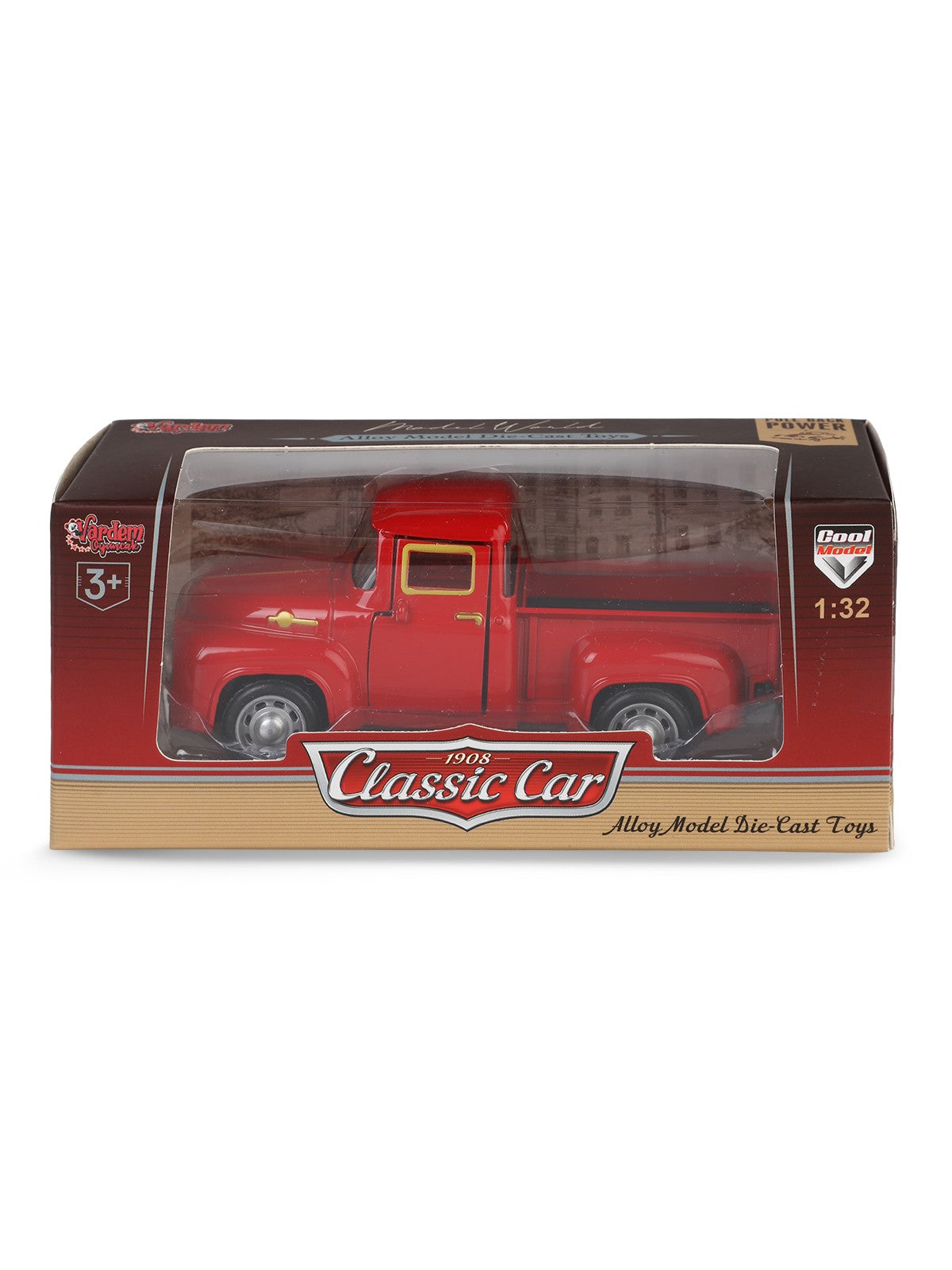 Vardem Kut. Cb 1:32 Klasık Araba  - Bordo