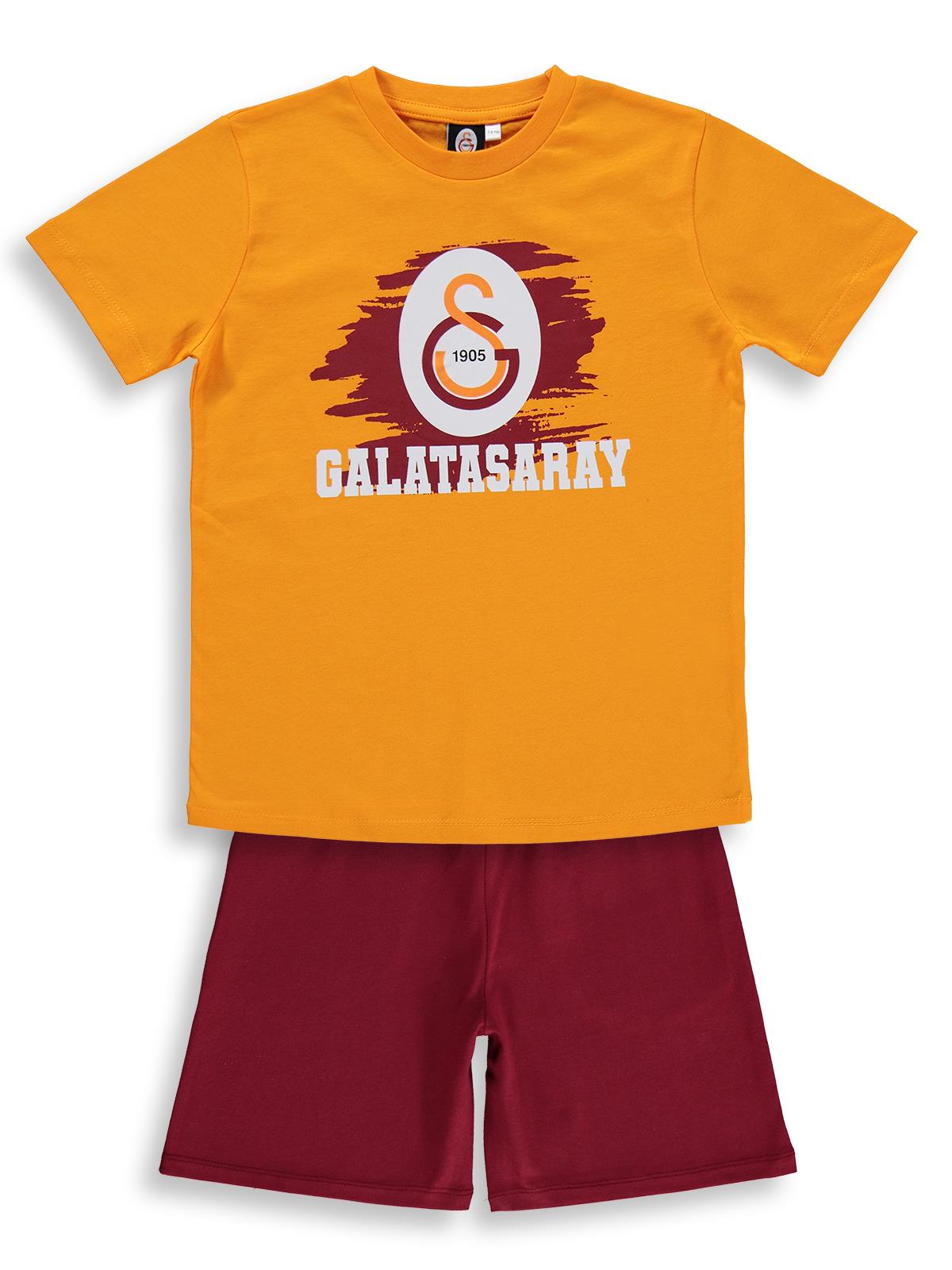 Civil Boys Galatasaray GS Arma Baskılı 3-13 Yaş Takım - Sarı