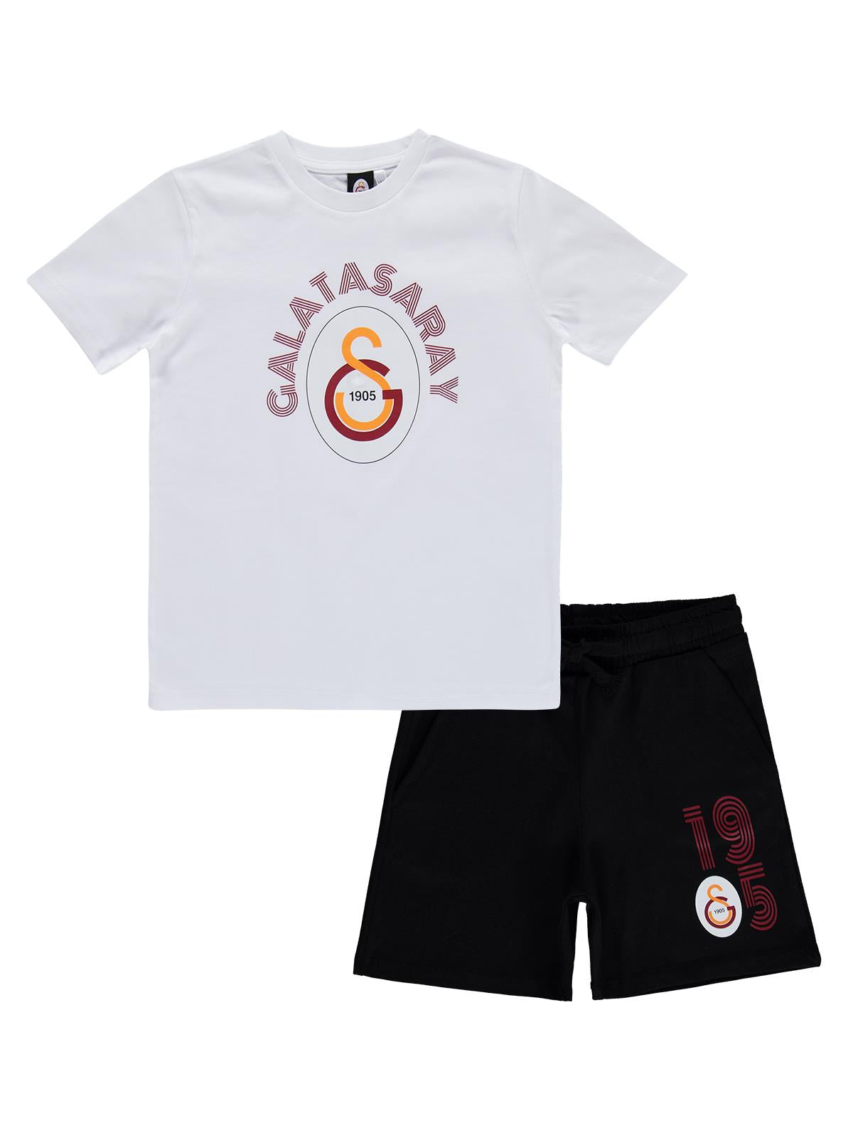 Civil Boys Galatasaray GS Arma Baskılı 3-13 Yaş Takım - Beyaz