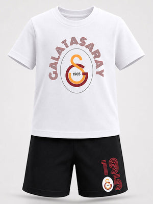 Civil Boys Galatasaray GS Arma Baskılı 3-13 Yaş Takım - Beyaz